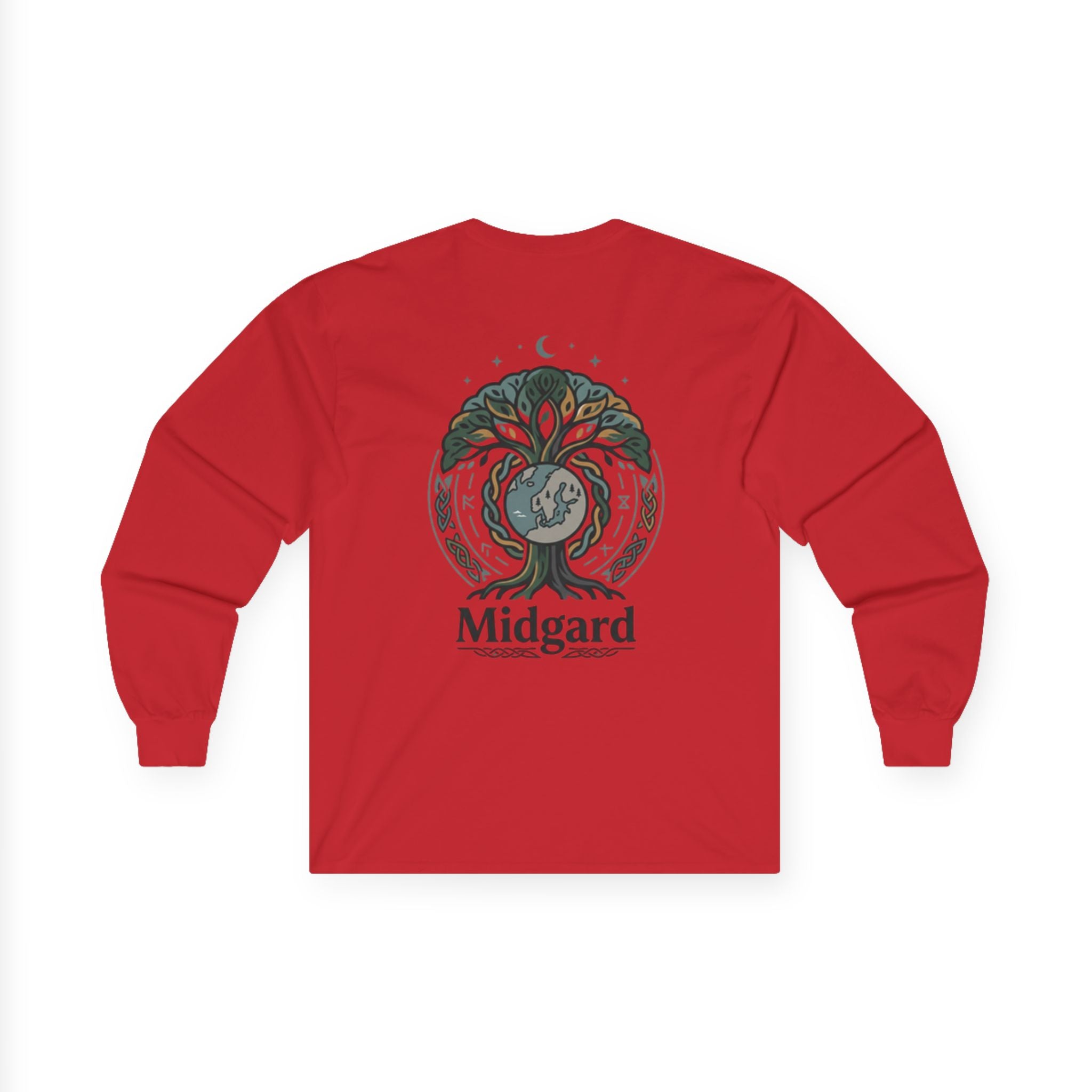 Midgard Yggdrasil Tree Long Sleeve Tee