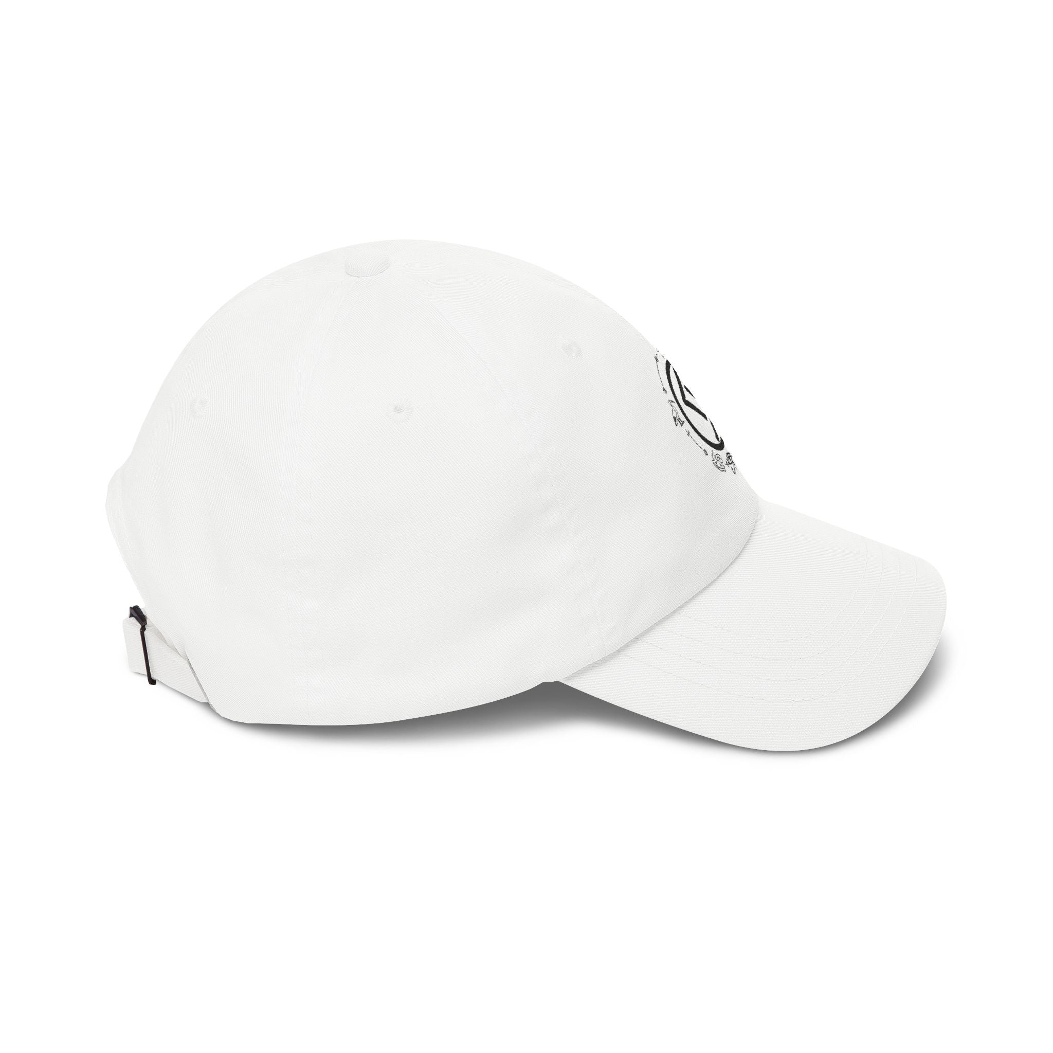 Embroidered Minimalist Crest Dad Cap