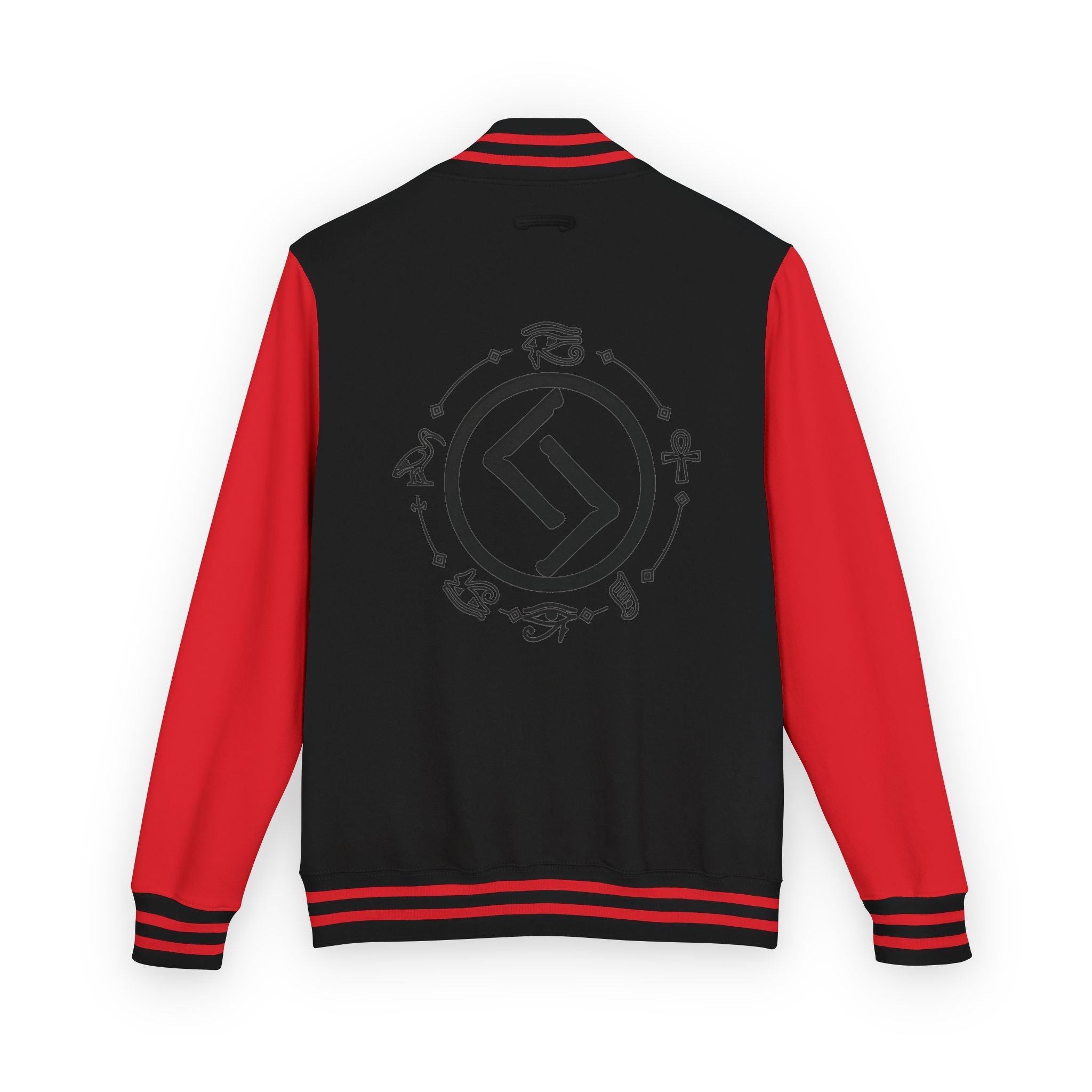 Classic Black & White Letterman Jacket