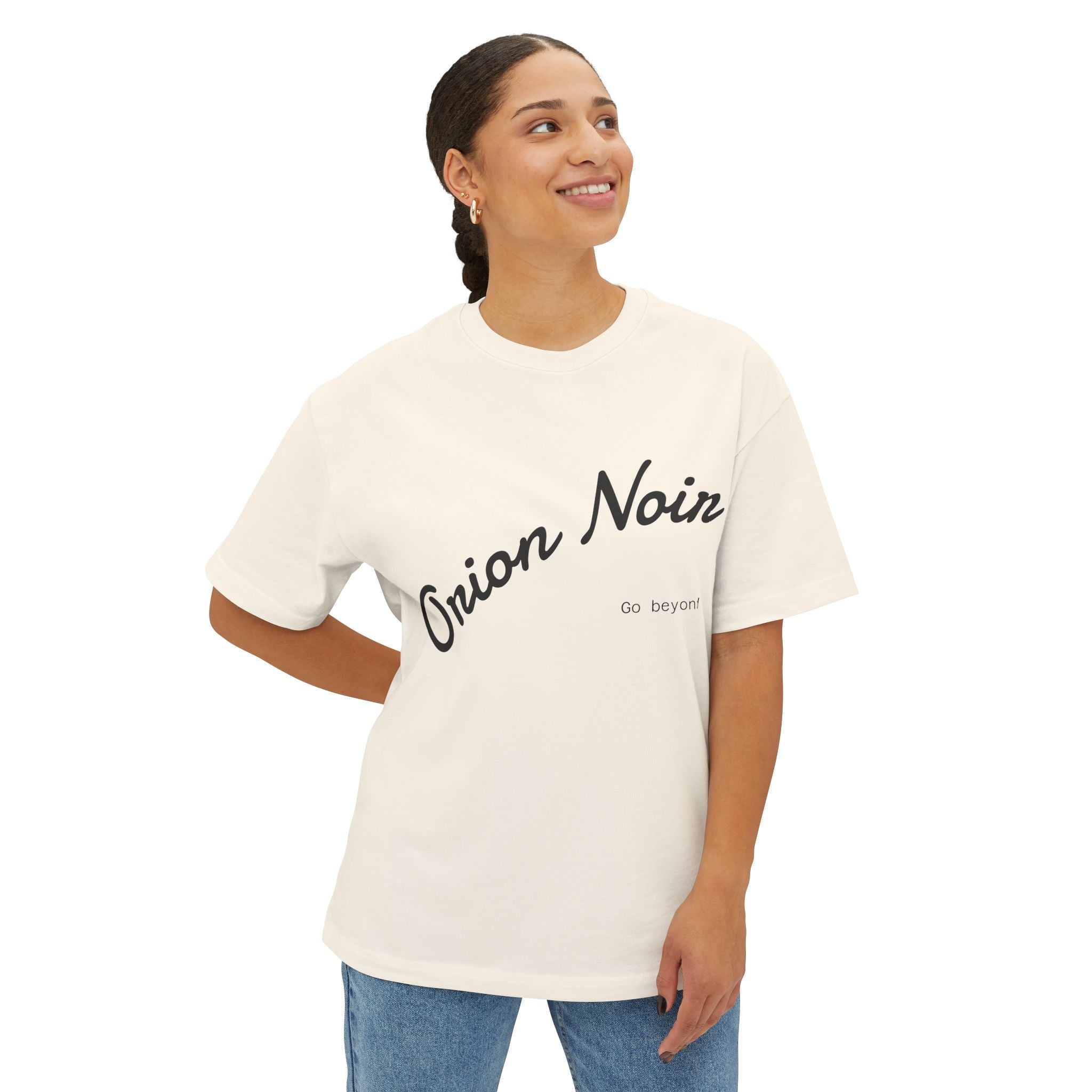 Orion Noir Graphic Tee — Boxy T-Shirt