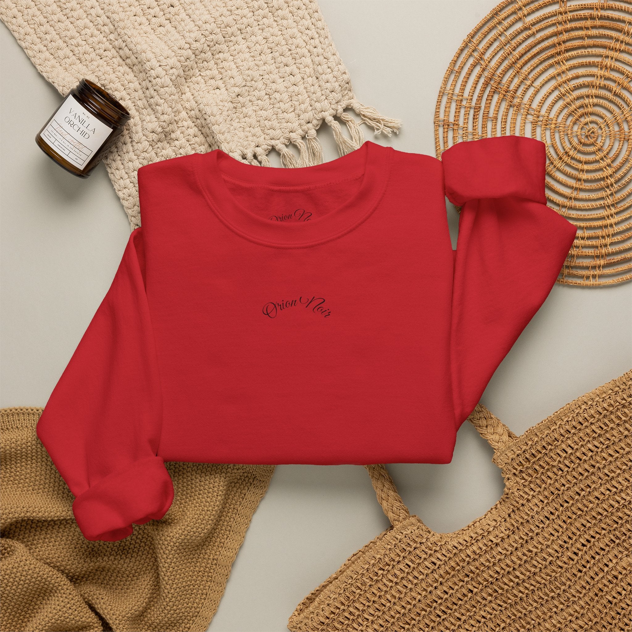 Asgard Crewneck Sweatshirt — Rune Circle Back Graphic