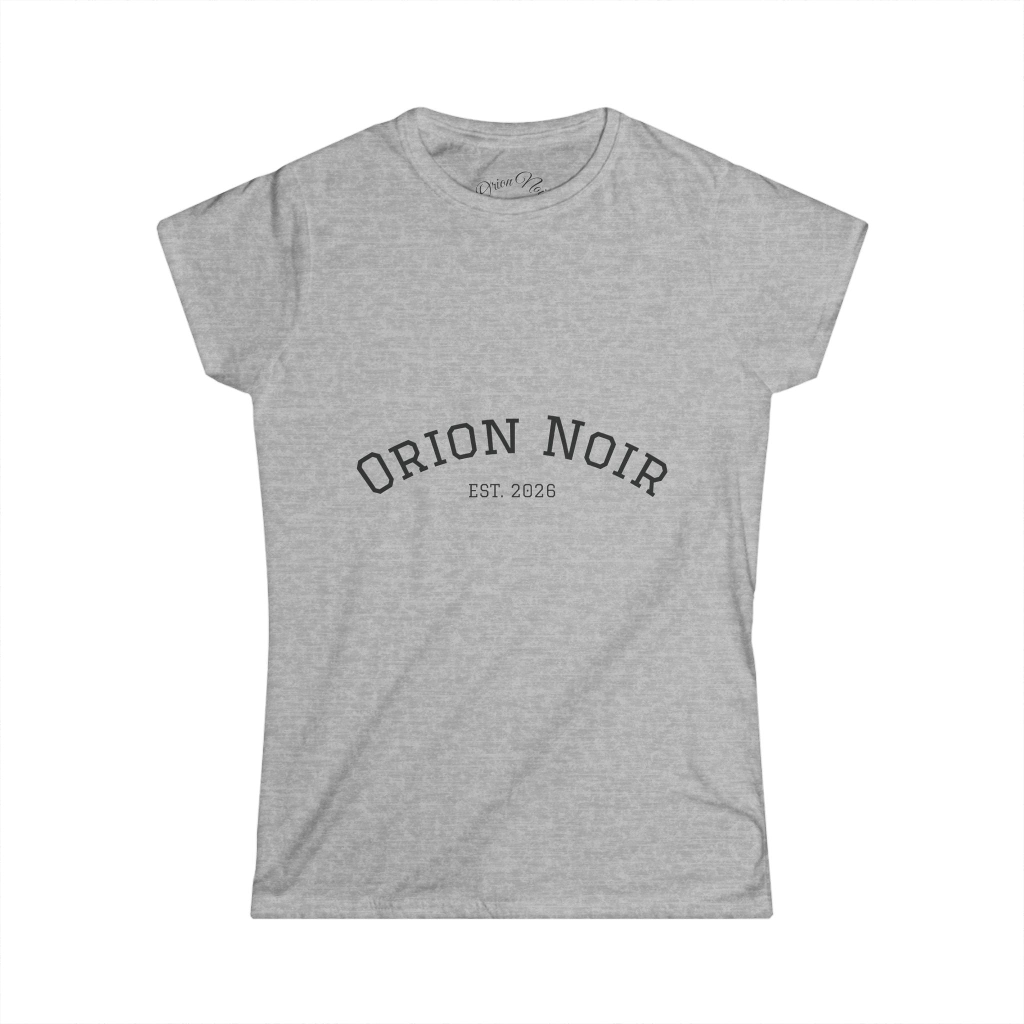 Orion Noir Tee — Vintage Collegiate Graphic Women's T-Shirt