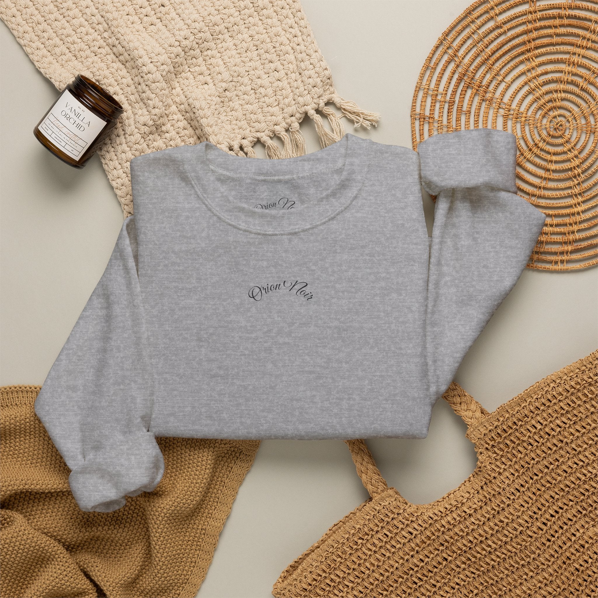 Asgard Crewneck Sweatshirt — Rune Circle Back Graphic