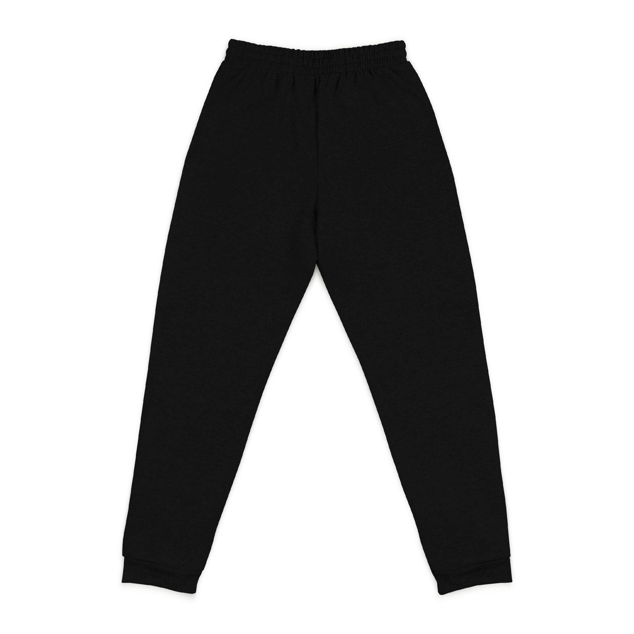 Embroidered Script Joggers — Cozy Charcoal Sweatpants