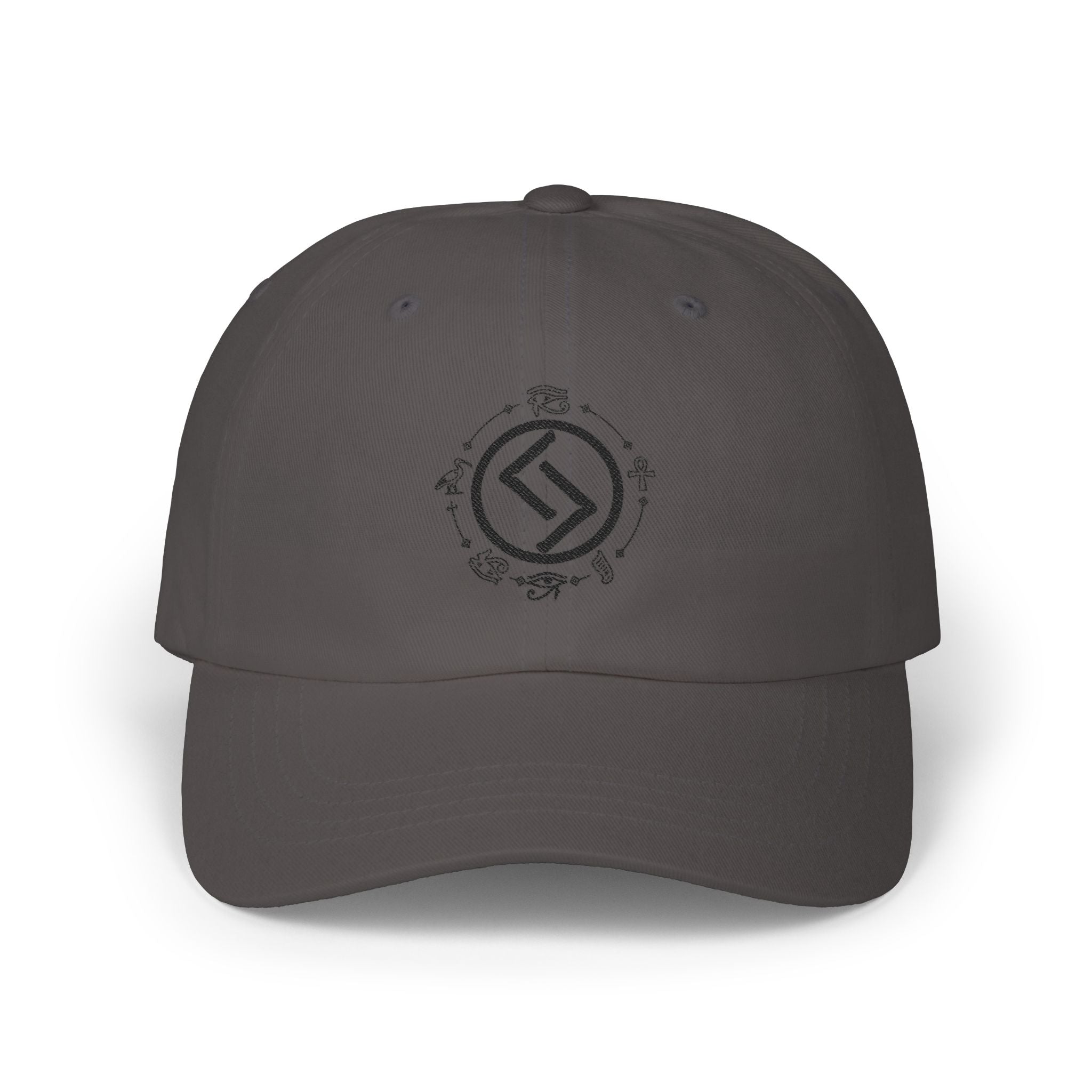 Embroidered Minimalist Crest Dad Cap