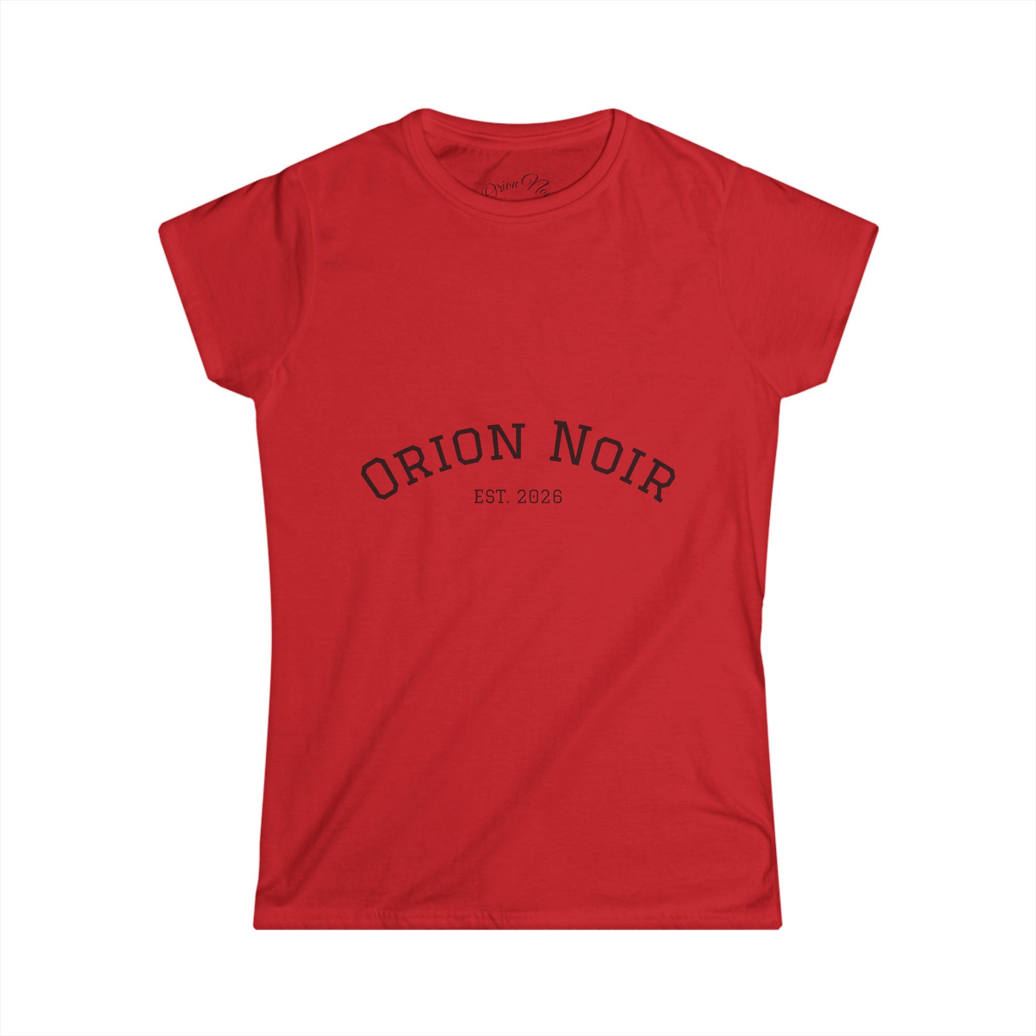 Orion Noir Tee — Vintage Collegiate Graphic Women's T-Shirt