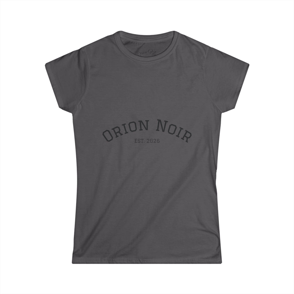 Orion Noir Tee — Vintage Collegiate Graphic Women's T-Shirt