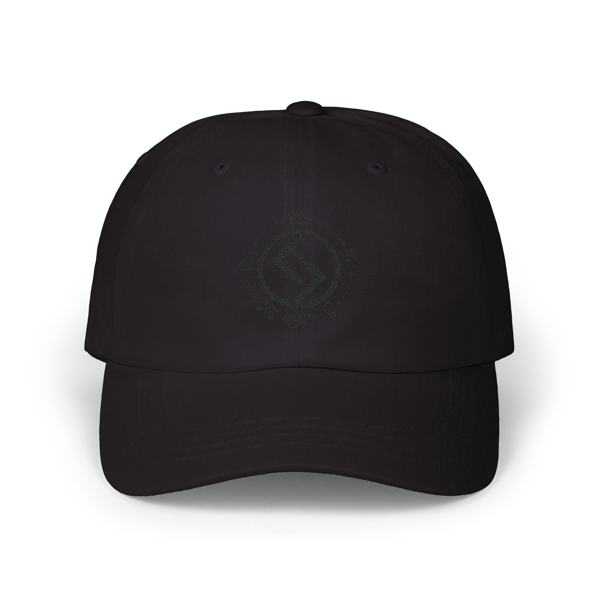 Embroidered Minimalist Crest Dad Cap