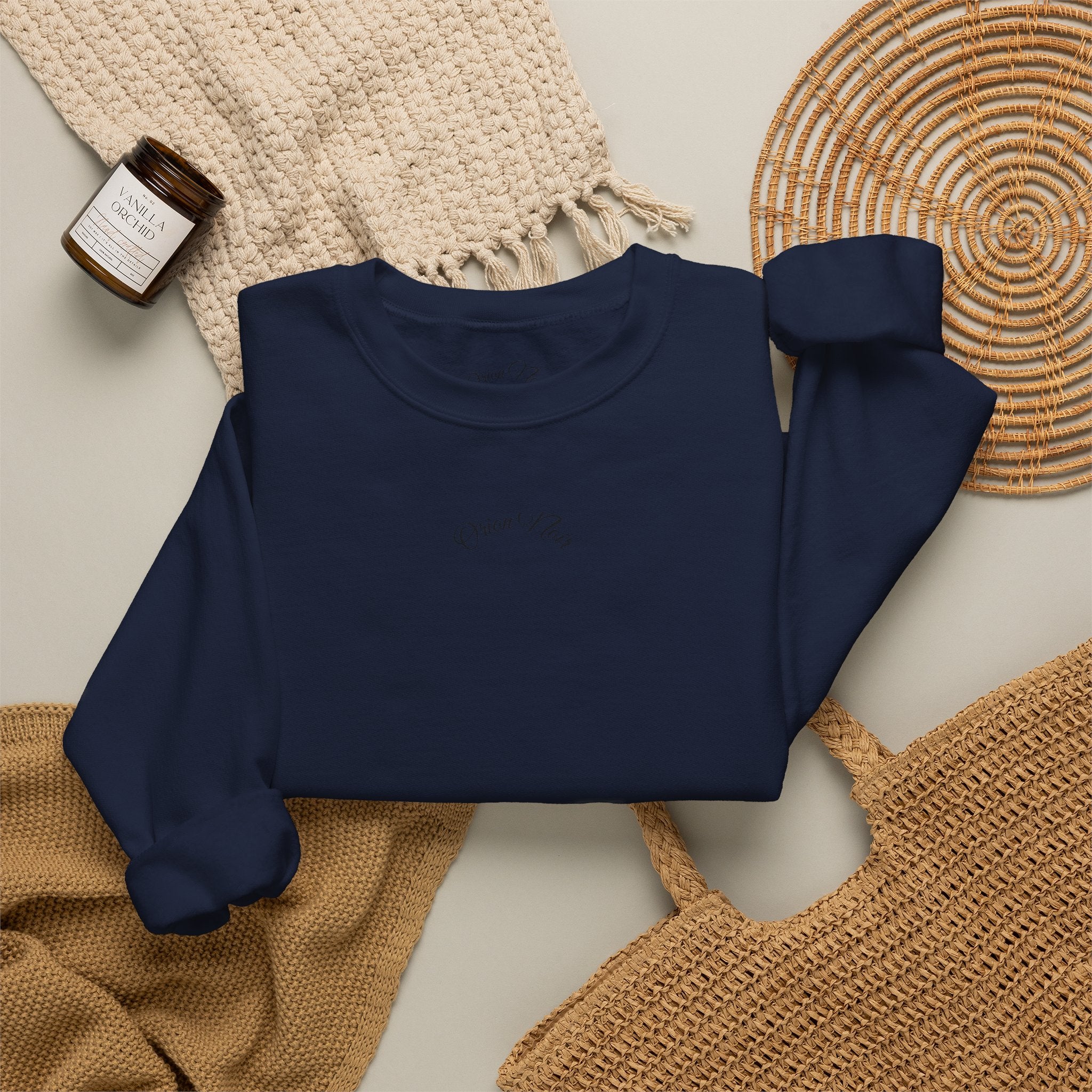 Asgard Crewneck Sweatshirt — Rune Circle Back Graphic