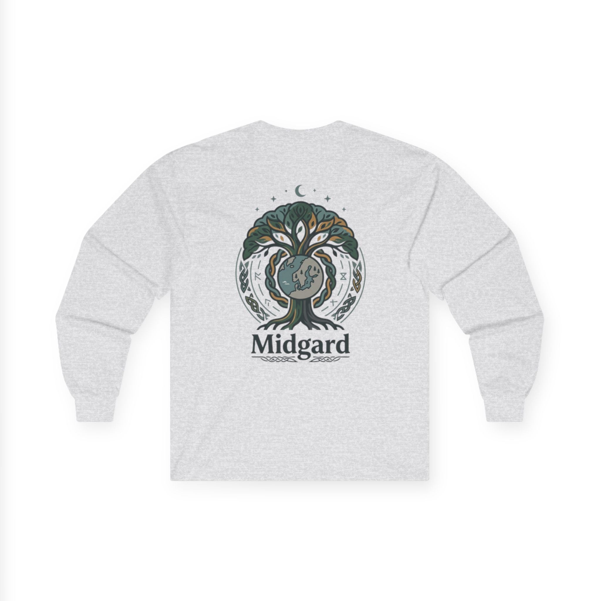 Midgard Yggdrasil Tree Long Sleeve Tee