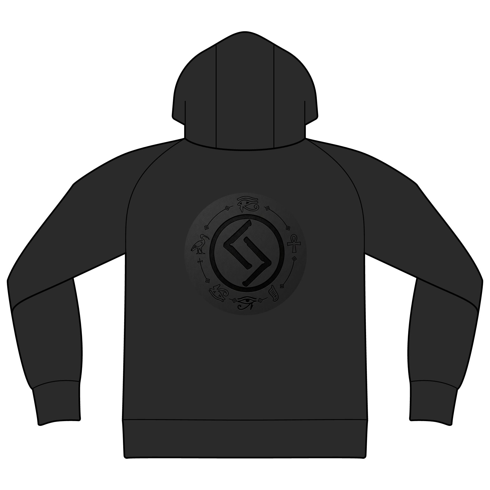 Unisex Raglan Hooded Sweatshirt