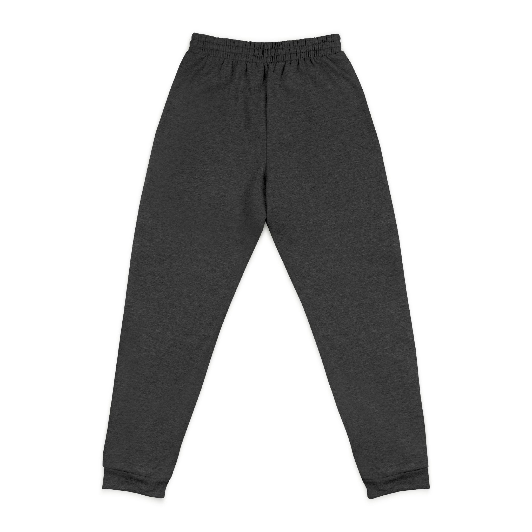 Embroidered Script Joggers — Cozy Charcoal Sweatpants